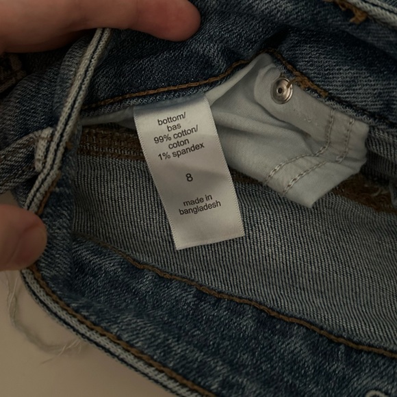 Maurices Distressed Denim Skirt - Picture 2 of 5